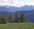 Panorama dei monti della Valtournenche